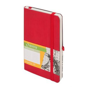 Notes Antra Impresja A6/96/80g linia, Czerwony